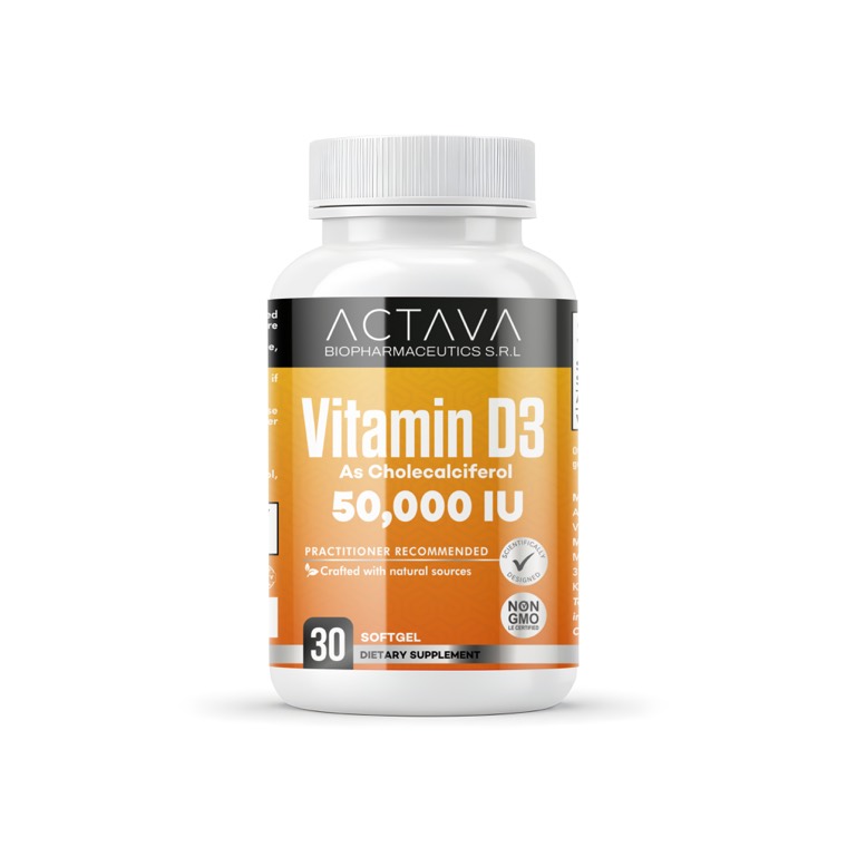 Actava Vitamin D3 50,000 IU supplement