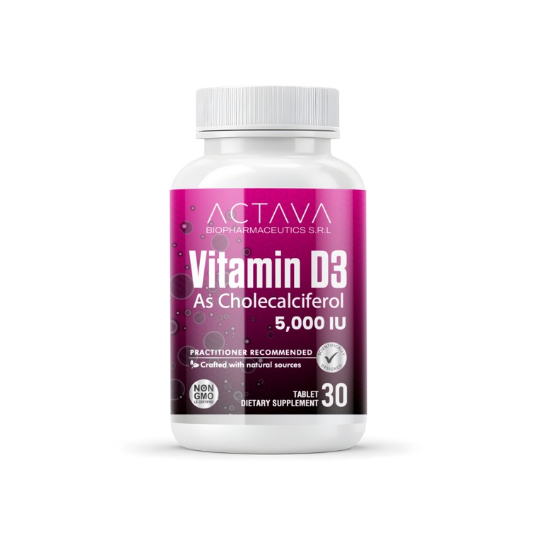 Actava Vitamin D3 5,000 IU supplement