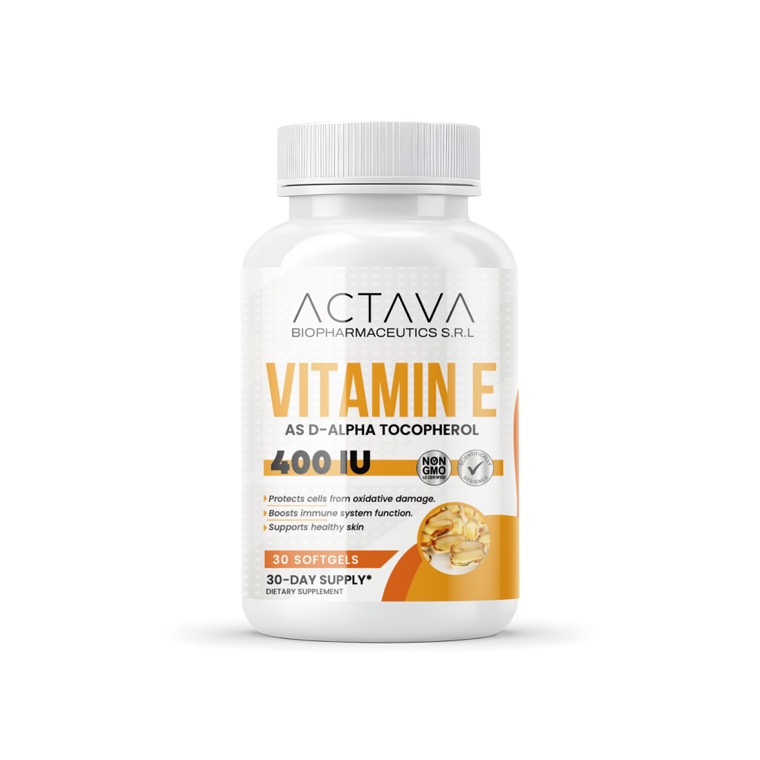 Actava Vitamin E 400 IU supplement